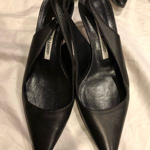 Manolo Blahnik slingback low heel